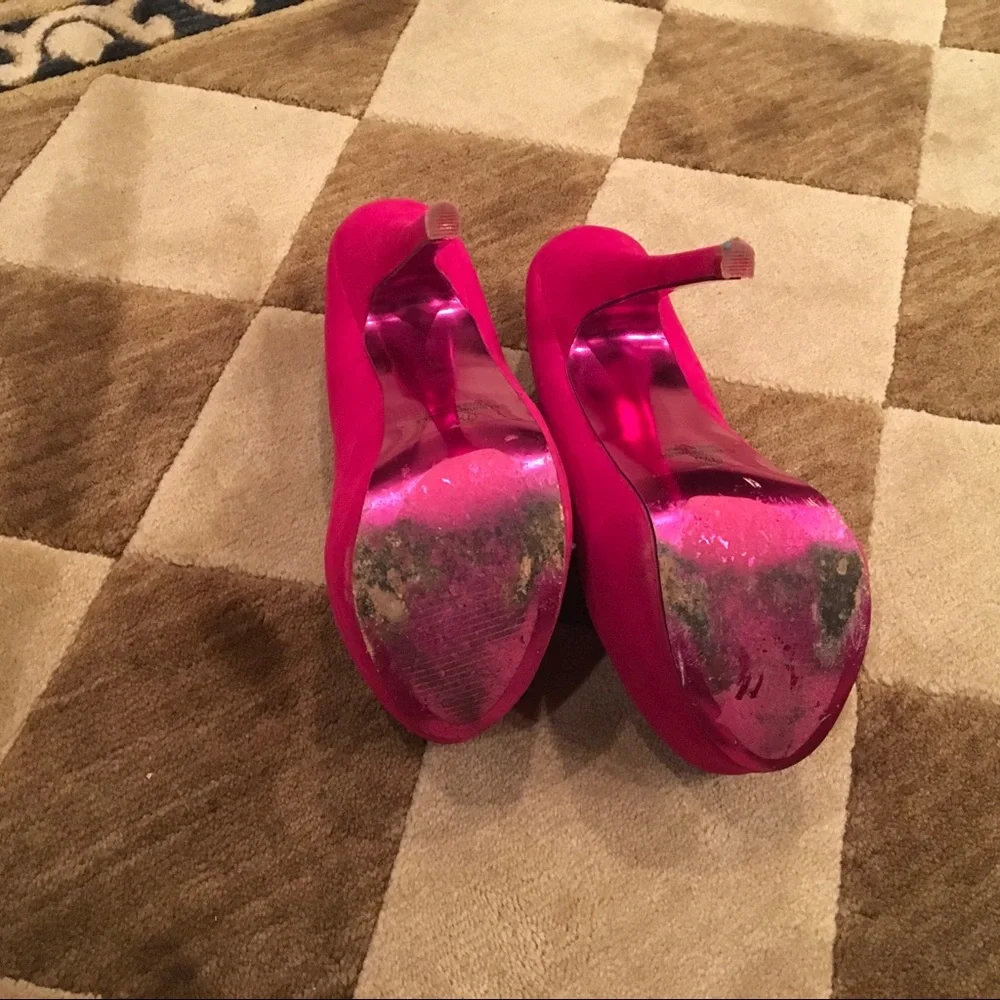 Super sexy Shiekh Raspberry pumps - Picture 6 of 7